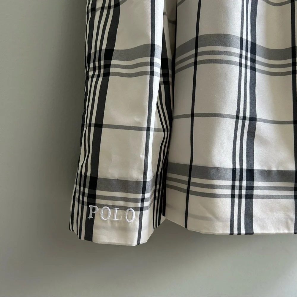 Polo Ralph Lauren Plaid Taffeta Holiday Dress, Size 6X.
